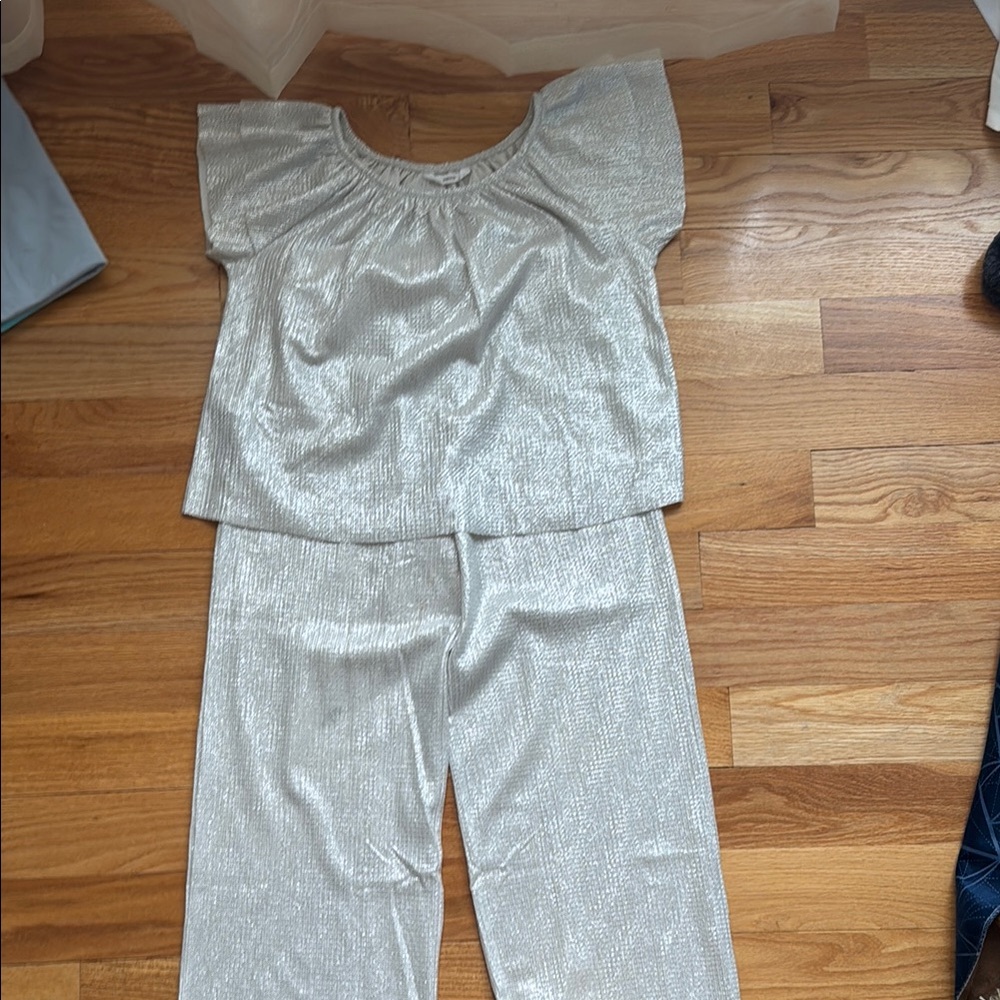 Silver Shimmer Two-Piece Set